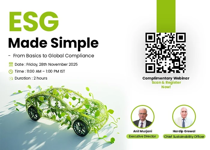 Live Webinar: ESG Made Simple – From Basics to Global Compliance