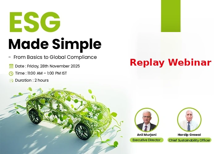 Replay Webinar: ESG Made Simple – From Basics to Global Compliance